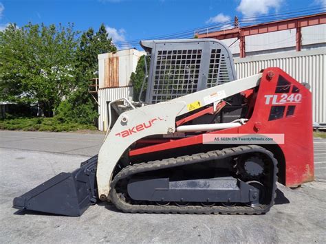 takeuchi skid steer tracks tl240|takeuchi tl240 multi terrain loader.